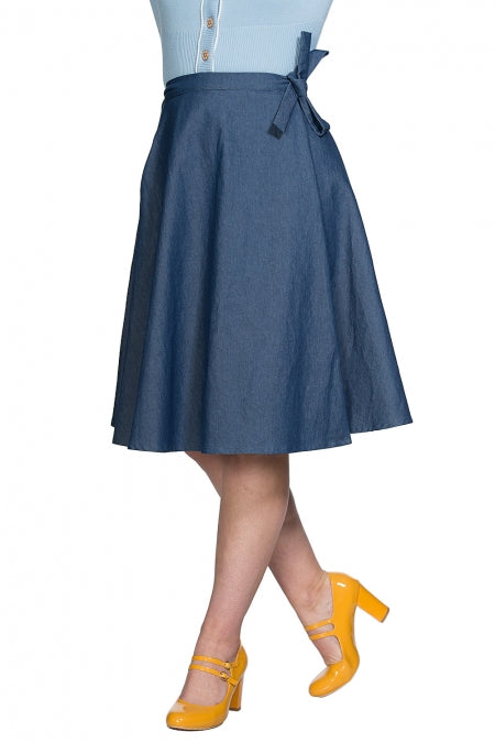 Banned Clothing - Sweet Sail Wrap Skirt