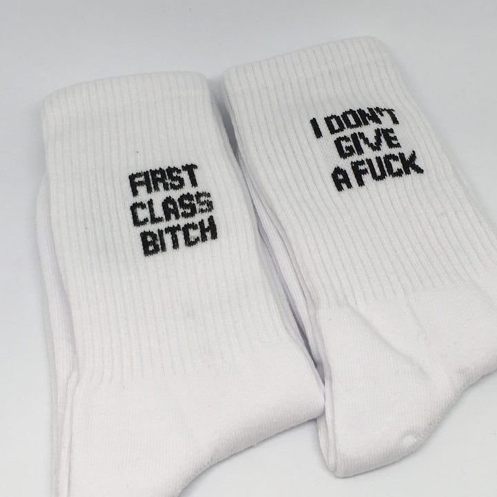 Gifts From The Crypt - Swear Word Cotton Socks-3