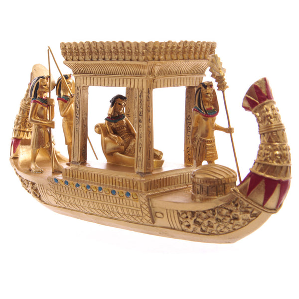 Decorative Gold Egyptian Canopy Boat ESP12-0