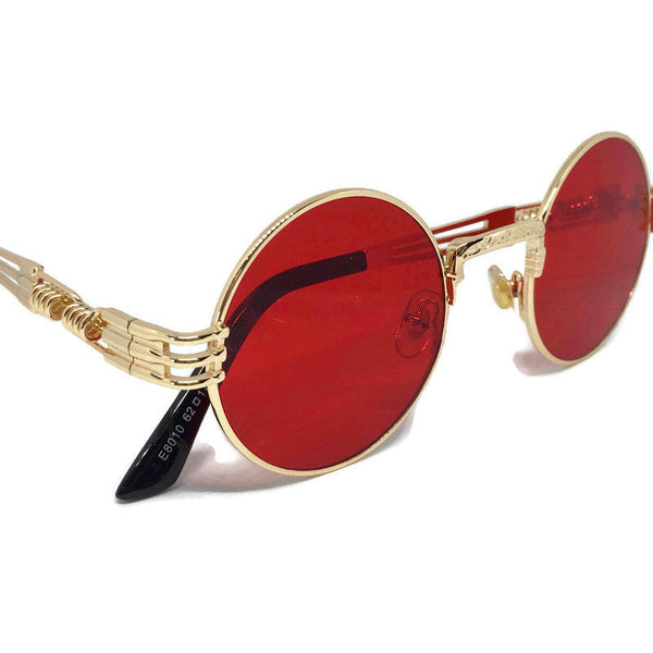 Gifts From The Crypt - Red x Gold Sunglasses-0