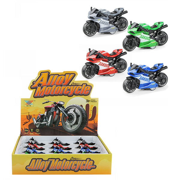 Pull Back Action Toy - Motorbike Car TY939-0