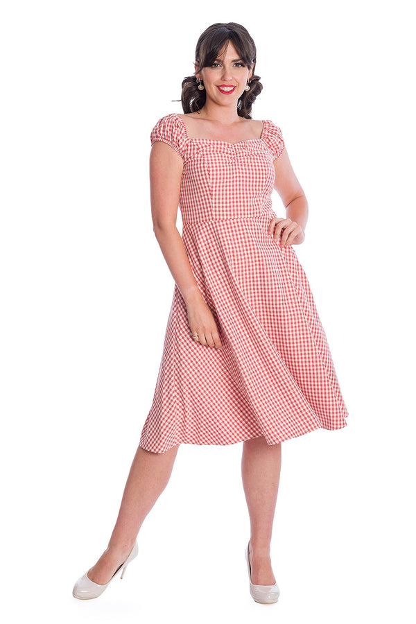 Banned Clothing - Gingham Picnick Dress