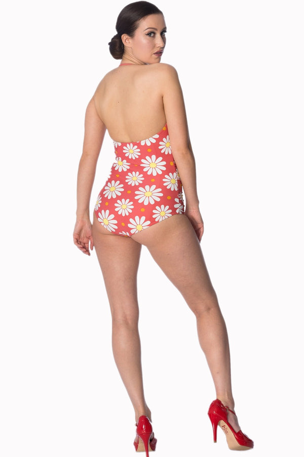 Banned Apparel - Crazy Daisy Halter Swimsuit