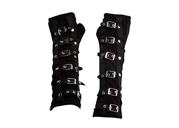 Poizen Industries - Gothic Buckle Sleeves One Size