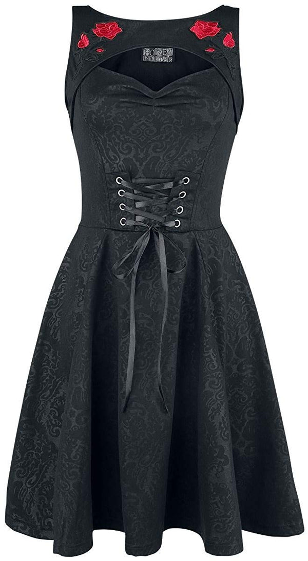 Poizen Industries - Adina Black Gothic Dress