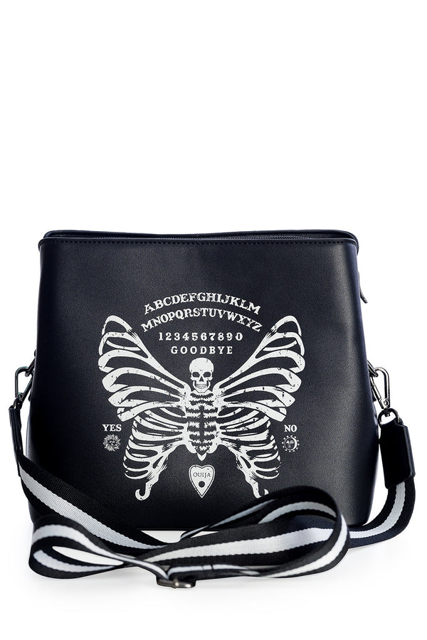 Banned Clothing - Skeleton Butterfly Shoulder Bag