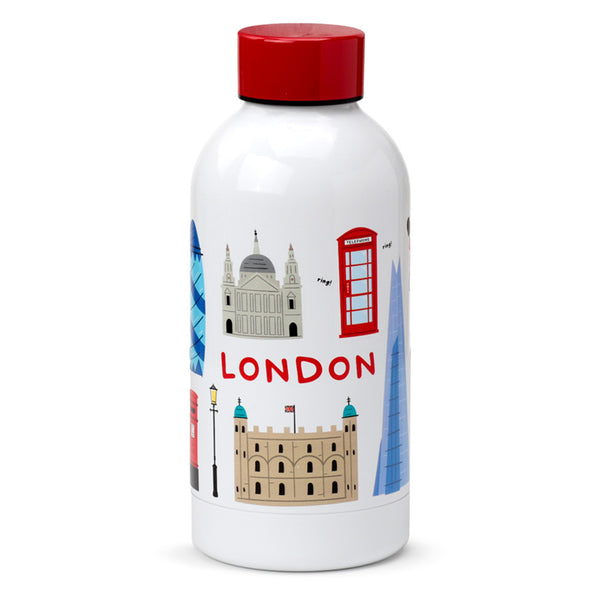 Reusable Stainless Steel Insulated Drinks Bottle 350ml - London Souvenir BOT219-0