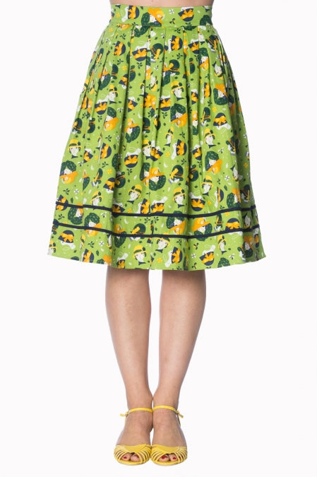 Banned Apparel - Vintage Hat 50s Style Skirt