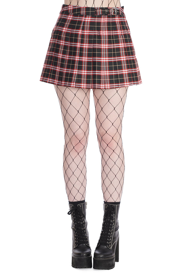 Banned Clothing - Chicks With Kiks Black Skirt