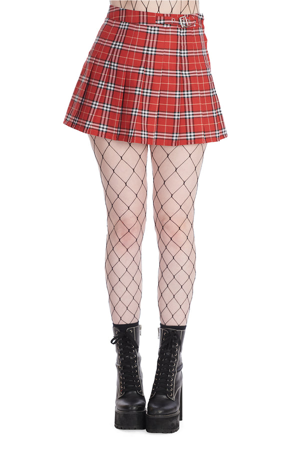 Banned Clothing - Chicks With Kiks Red Skirt