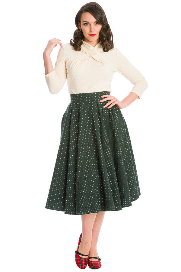 Banned Clothing - Cosy Spot Swing Skirt