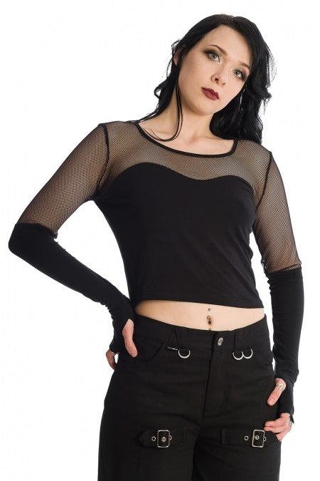 Banned Clothing - Dream Me Mesh Top