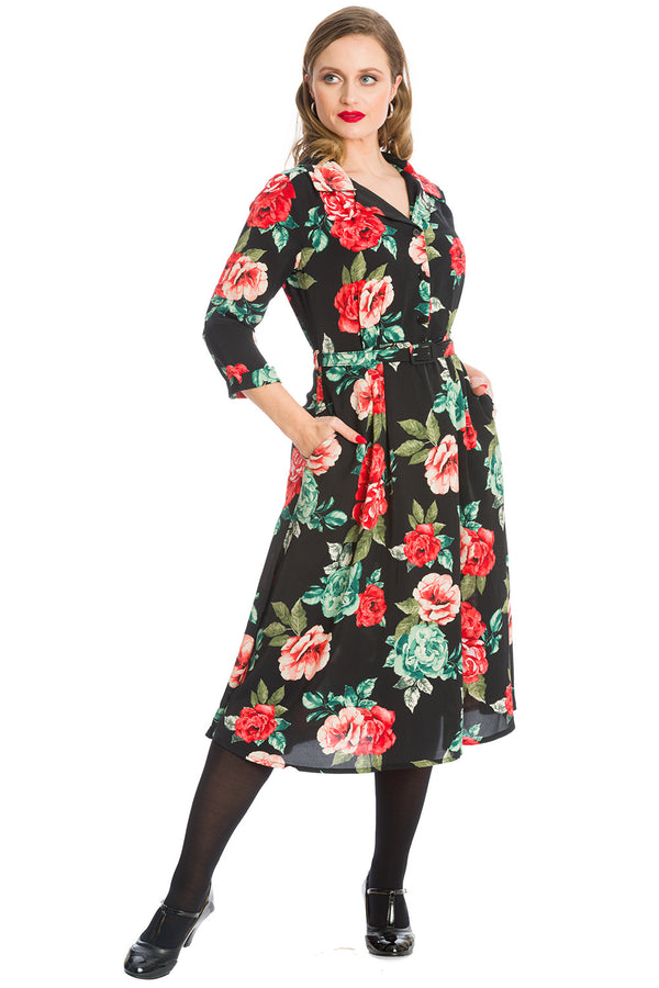 Banned Clothing - Evening Rose Dress