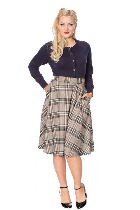 Banned Clothing - Lady Olive Skirt