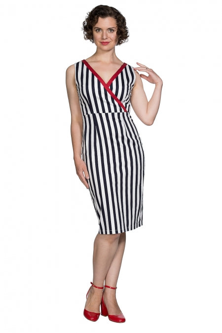 Banned Clothing - Land Ahoy Pencil Dress