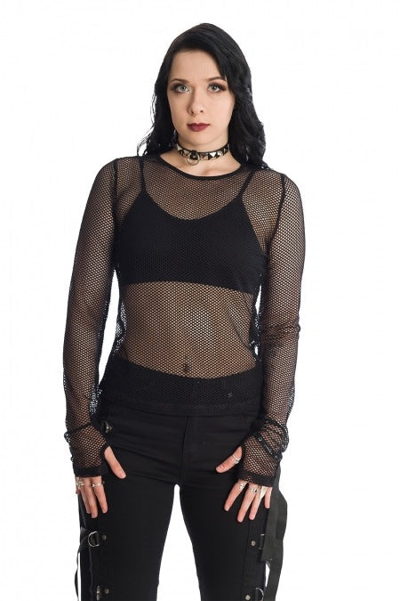 Banned Clothing - Lilith Mesh Top