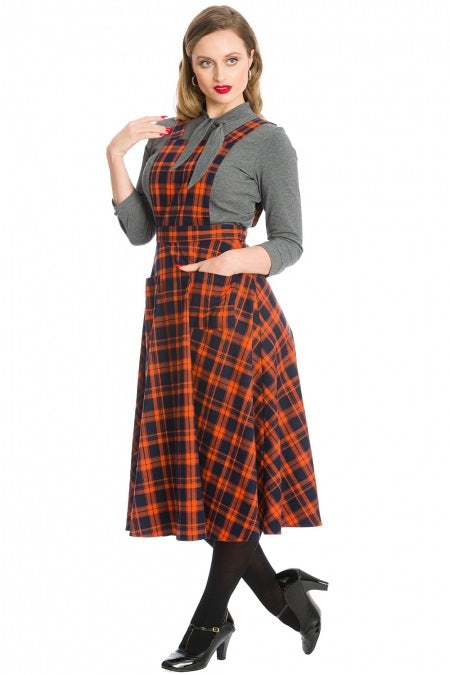 Banned Clothing - Miss Spook Pinafore Dress