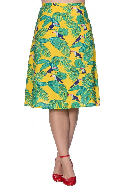 Banned Clothing - Toucan All Over Skirt