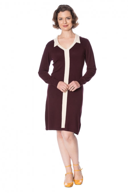 Banned Clothing - Contrast Jumper Dress