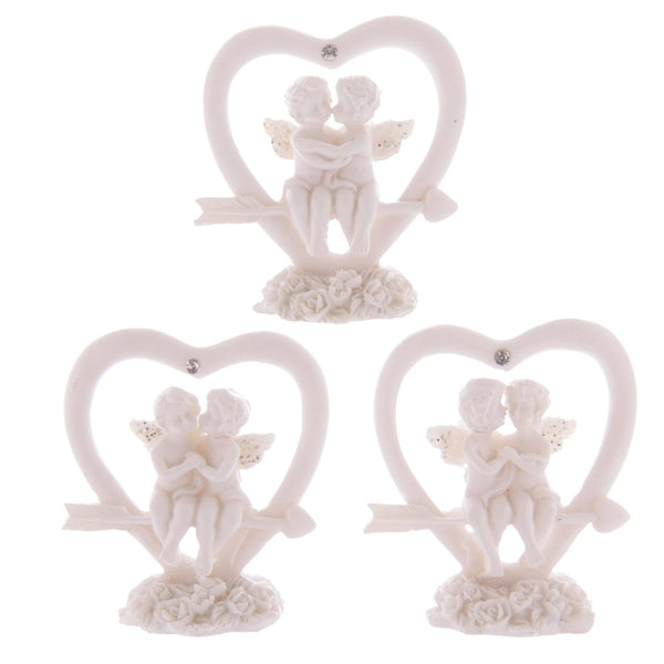 Cute Cupids Heart Cherub Figurine CHE74