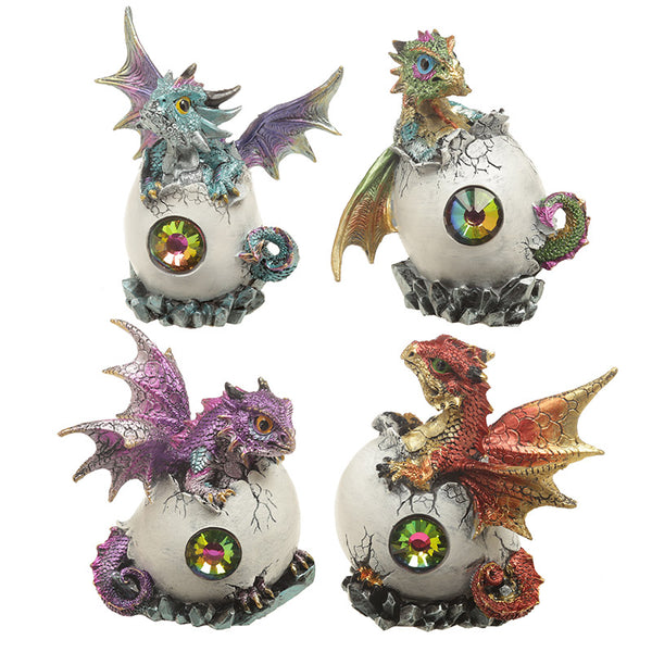 Crystal Birth Fantasy Nightmare Dragon Figurine DRG443