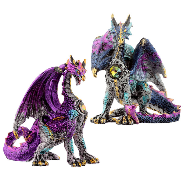 Crystal Shield Dark Legends Dragon Figurine DRG444-0
