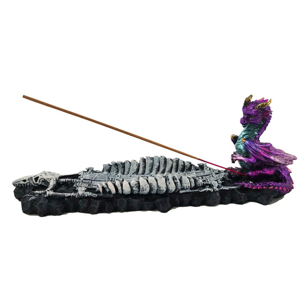 Ashcatcher Incense Burner - Elements Baby Dragon Skeleton DRG552-0