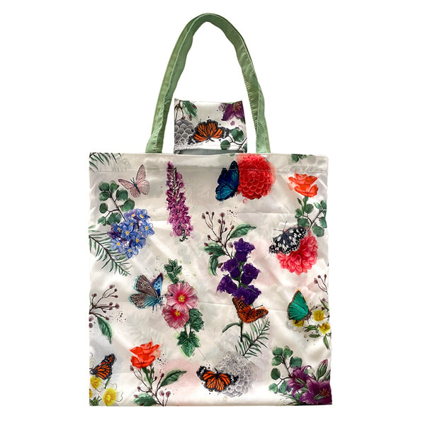 Handy Foldable Shopping Bag - Butterfly Meadows FBAG31-0