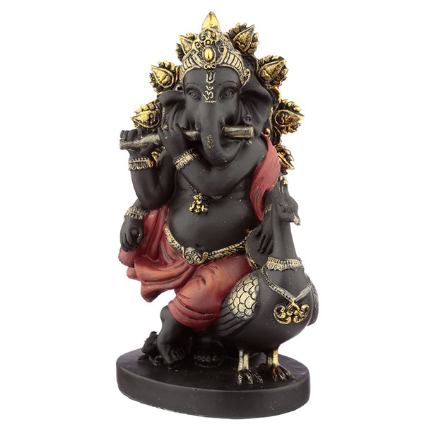 Decorative Ganesh Figurines - Peacock and Pipe GAN10-0