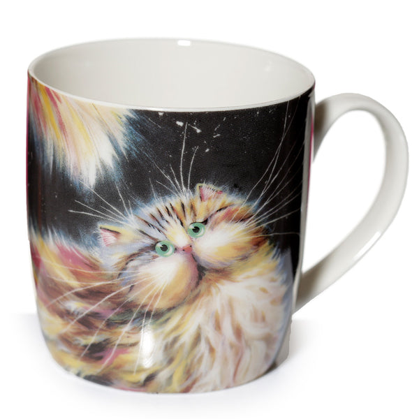 Collectable Porcelain Mug - Kim Haskins Rainbow Cat MUG374