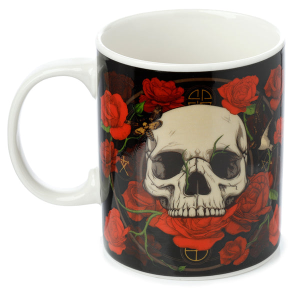 Porcelain Mug - Skulls & Roses MUG400-0