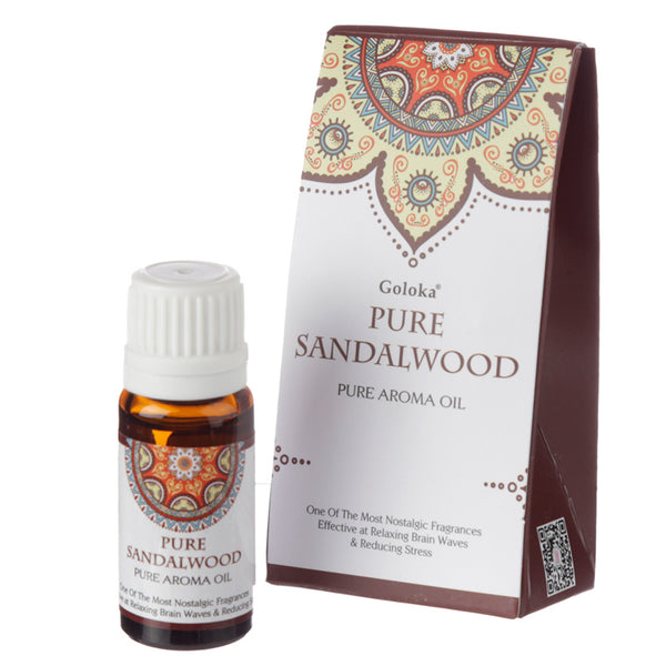 Goloka Fragrance Aroma Oils - Sandalwood 10ml OILG13