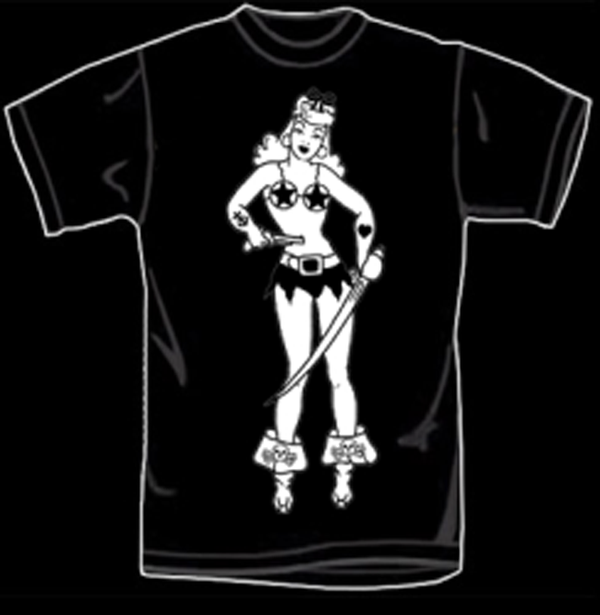 Too Fast Clothing - Men's Pirate Girl T-Shirt