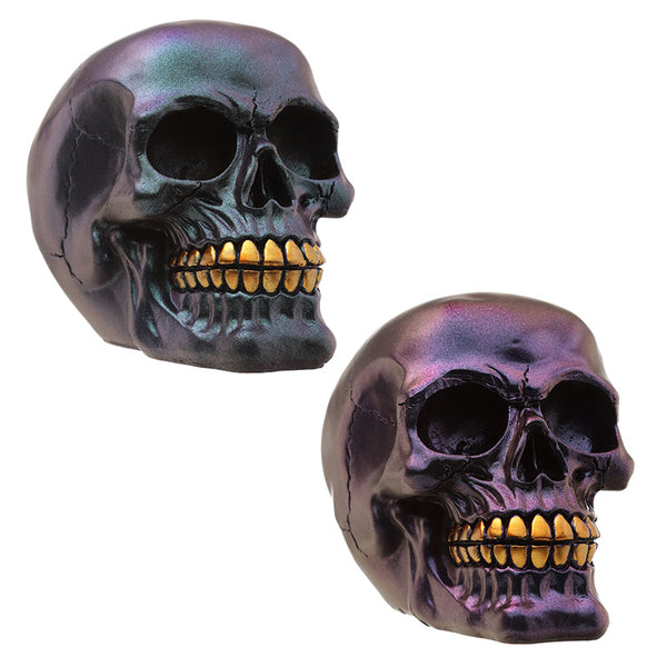 Gothic Metallic Skull Decoration SK277-0