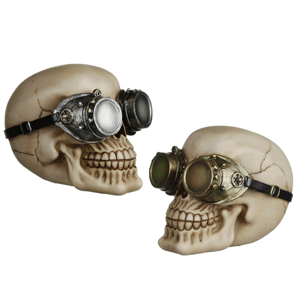 Fantasy Steampunk Skull Ornament - Goggles SK323