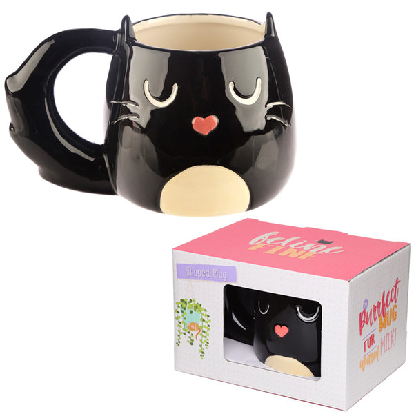 Cute Ceramic Black Cat Mug SMUG179