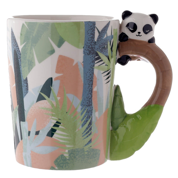 Cute Collectable Panda Shaped Handle Ceramic Mug SMUG187-0