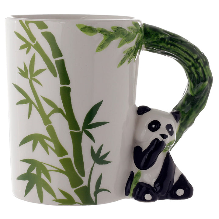 Ceramic Jungle Mug with Panda and Bamboo Handle SMUG27-0