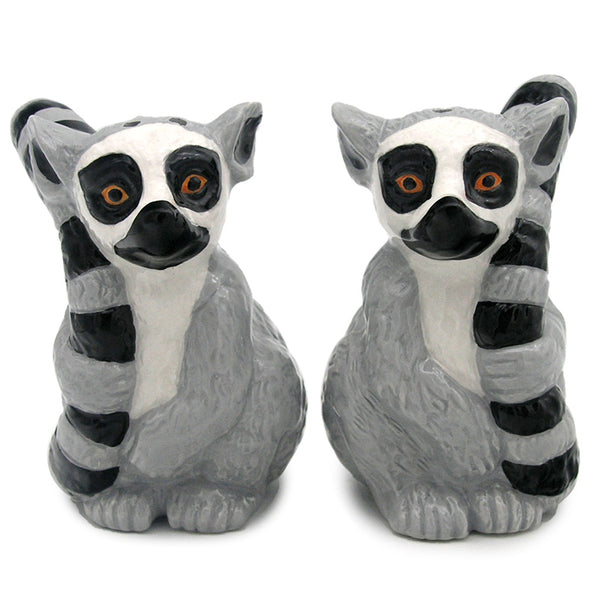 Novelty Ceramic Salt and Pepper - Lemur SP99-0