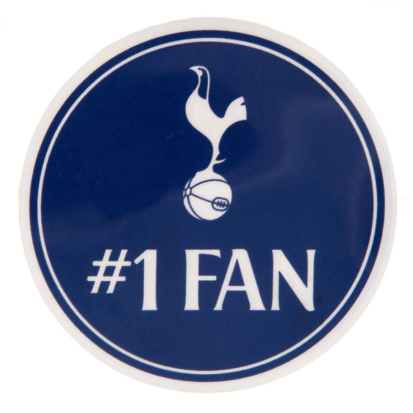 Tottenham Hotspur FC Single Car Sticker No. 1 Fan