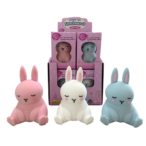 Fun Kids Squeezy Stretchy Cute Bunny Rabbit TY913-0