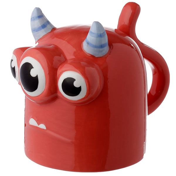 Novelty Upside Down Ceramic Mug - Red Monstarz Monster UMUG07-0