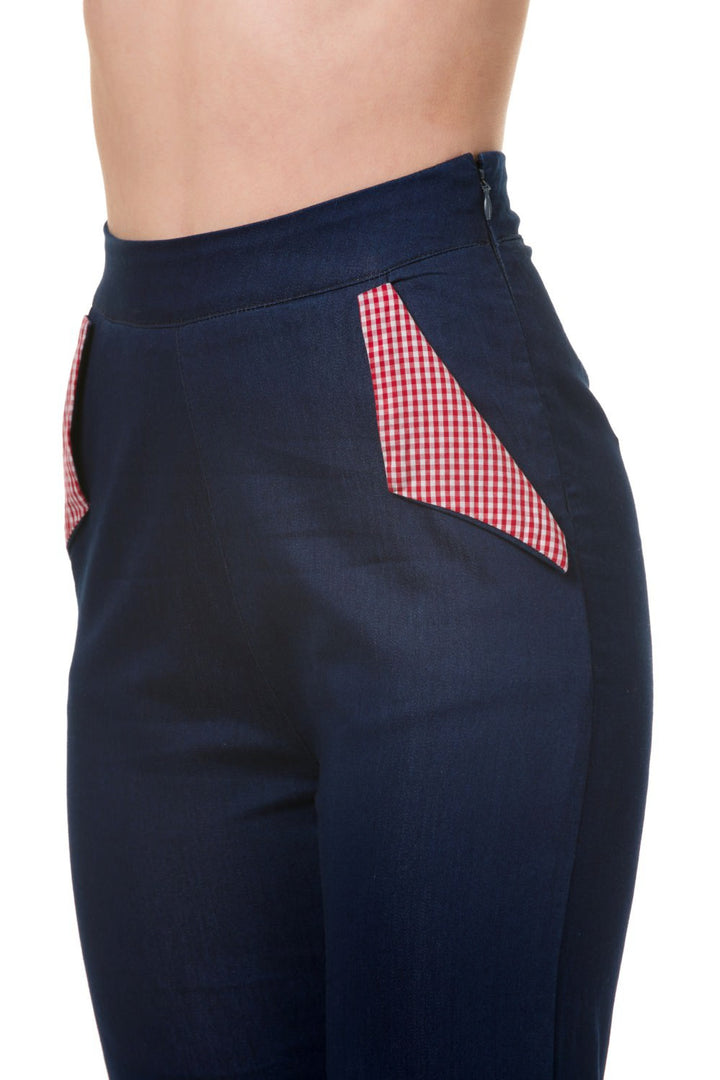 Banned Apparel - Blueberry Hill Trousers - Egg n Chips London