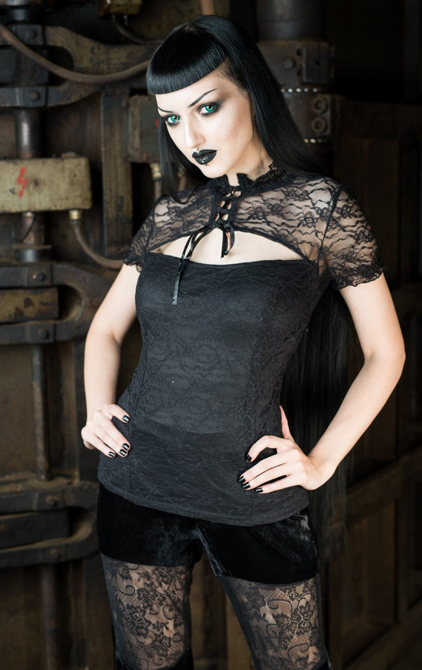 Dracula Clothing - Gothic Romantic Steampunk Lace Blouse