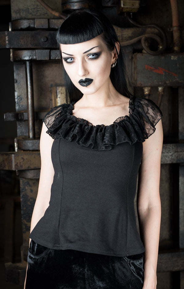 Dracula Clothing - Gothic Frilly Steampunk Blouse