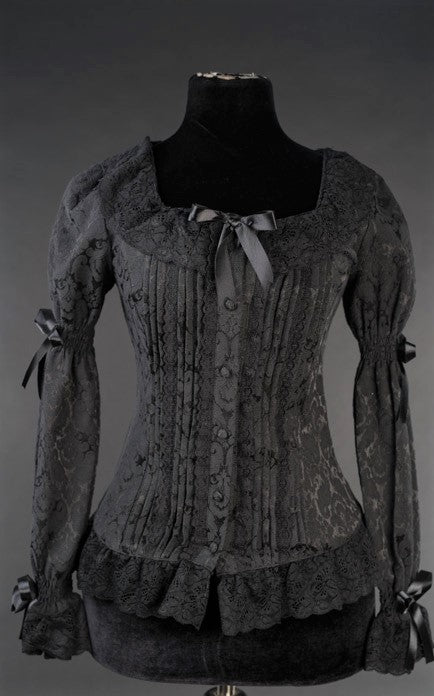 Dracula Clothing - Gothic Brocade Romantic Steampunk Lolita Blouse