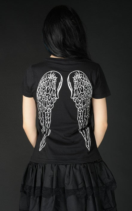 Dracula Clothing - Gothic Steampunk Wings T Shirt