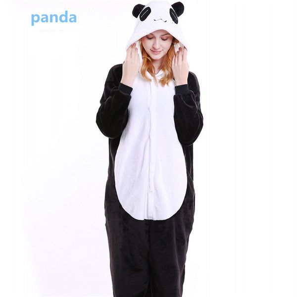 Mengshufen - Panda Animal Style Flannel Jumpsuit Pyjamas - Transfer inalps Nötsch im Gailtal