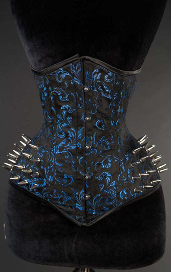 Dracula Clothing - Gothic Sapphire Extreme Waist Spike Corset