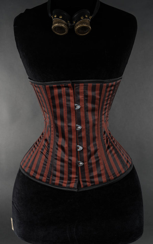 Dracula Clothing - Steampunk Striped Corset